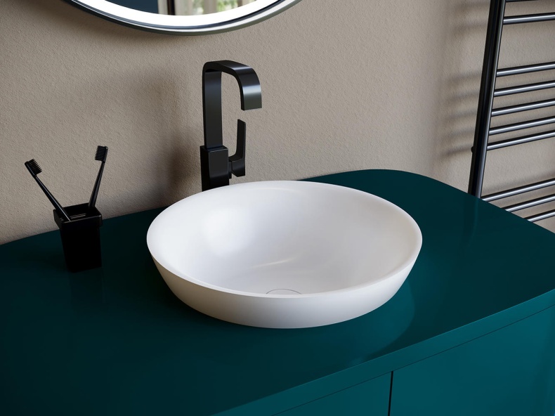 Раковина Salini Marea 1802203M S-Stone, матовый - 0