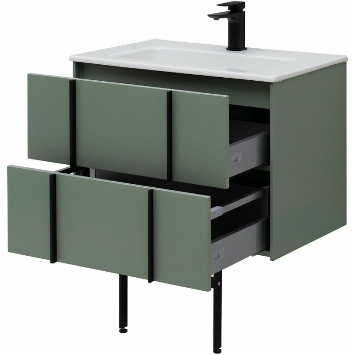 Тумба под раковину Allen Brau Reality 70 серо - зеленый матовый 1.32004.CGM - 15