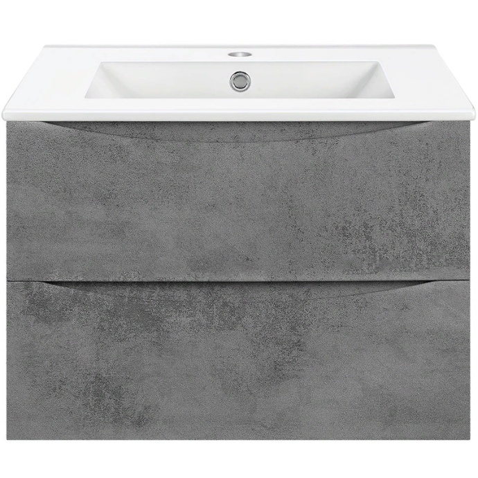 Тумба с раковиной Vincea Gio Mia 60 серая - 0