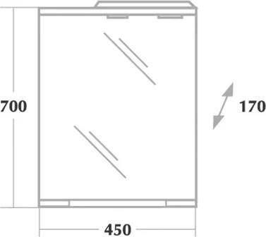 Комплект мебели Onika Айленд 50 белый (105021) - 9