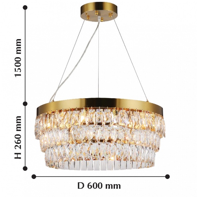 Подвесная люстра Favourite Magnitudo 2206-12P - 2
