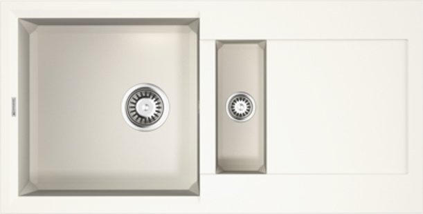 Мойка кухонная Omoikiri Sakaime 86-2-WH белая 4993129 - 0