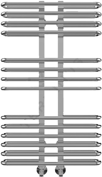 Полотенцесушитель водяной Terminus Сахара П14 50x86 4620768885617 - 0