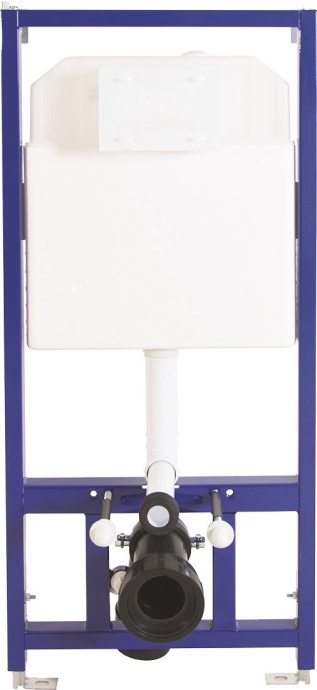 Система инсталляции для унитазов Berges Wasserhaus Novum D7 с кнопкой смыва хром 040237 - 0