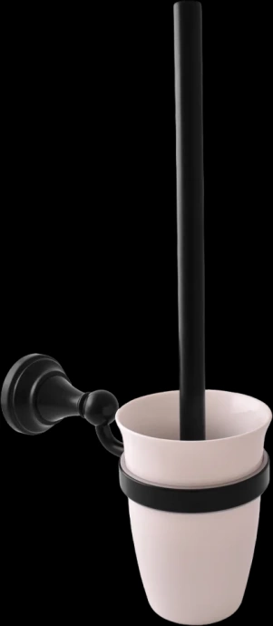 Ершик для унитаза Rav Slezak Morava черный матовый MKA0500CMAT - 0
