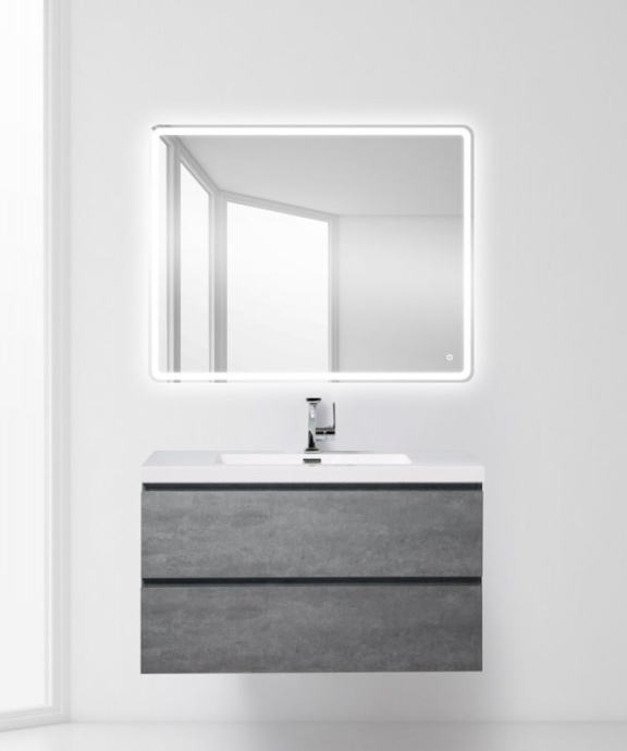 Тумба под раковину BelBagno Luce 100 серый LUCE-1000-2C-SO-SCM - 2