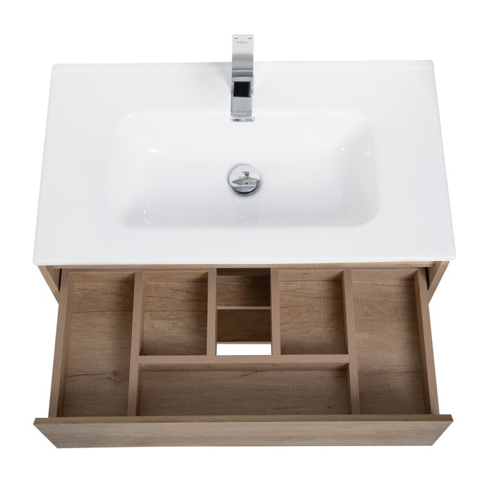 Тумба под раковину BelBagno Kraft 80 светлое дерево KRAFT-800-1C-SO-RNN - 1