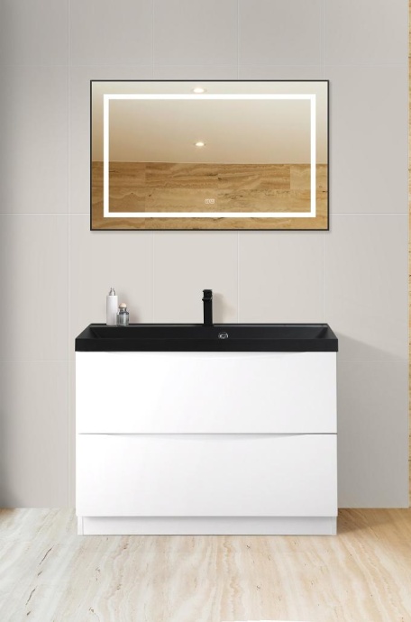 Тумба с раковиной BelBagno Marino 90 белый - 16