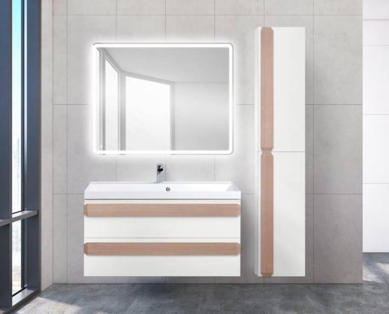Шкаф-пенал BelBagno Aurora 30 R белый матовый AURORA-1600-2A-SC-BO-P-R - 1