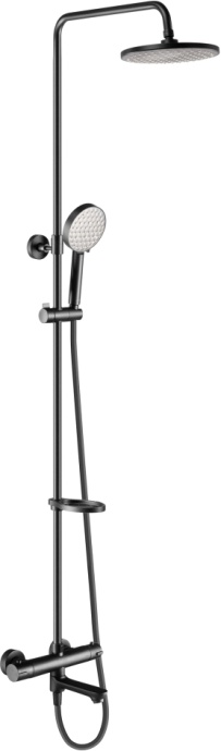 Душевая стойка Swedbe Hermes черный матовый  5116B - 0