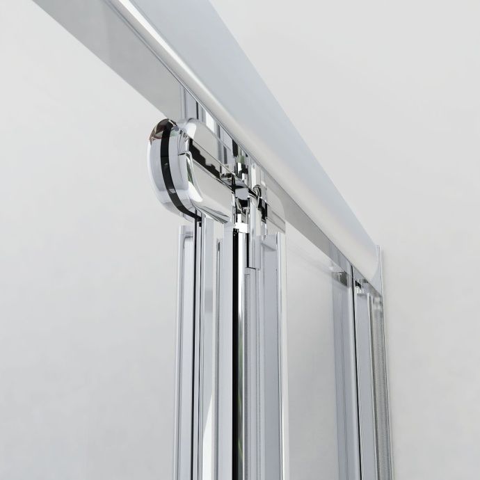 Душевая дверь в нишу Vincea Garda VDB-1G900CL 90 см, профиль хром, стекло прозрачное - 2