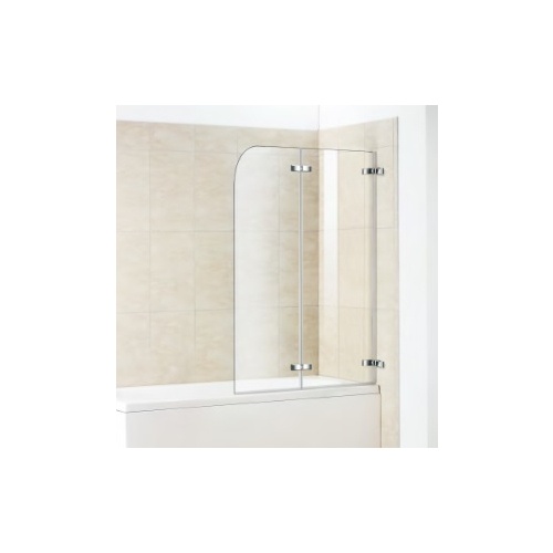 Шторка на ванну WeltWasser WW100 100ZD2-90 90х140 хром  10000003477 - 0