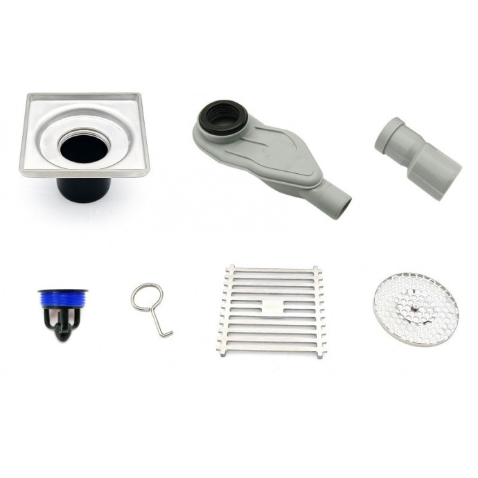 Душевой трап Esbano Box 10х10 хром матовый ESTRBOX10MC - 2