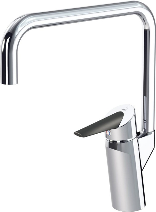 Смеситель для кухонной мойки Oras Optima new хром, черный  2733F - 0