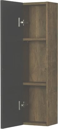 Шкаф подвесной Aquaton Терра 24 светлое дерево-серый 1A247403TEKA0 - 1