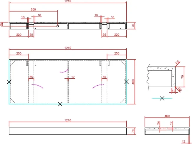 Столешница Armadi Art 120 белый 869-120-CLCT - 4