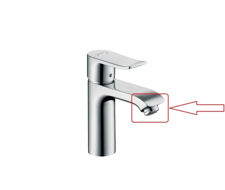 Аэратор для смесителя Hansgrohe хром 13185000 - 2