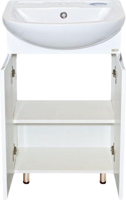 Тумба для комплекта Misty Лаванда 50 белая эмаль, прямая Э-Лав01050-011Пр - 2