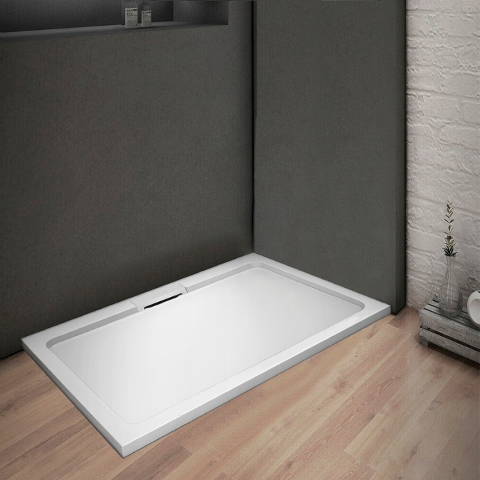 Душевой поддон с сифоном WeltWasser WW TRS 100x70 белый  10000008795 - 2