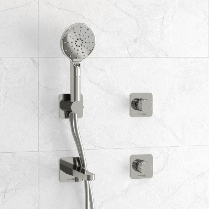 A4651.293.295.271.087.127 Встраиваемый комплект для ванны с лейкой и изливом - 1