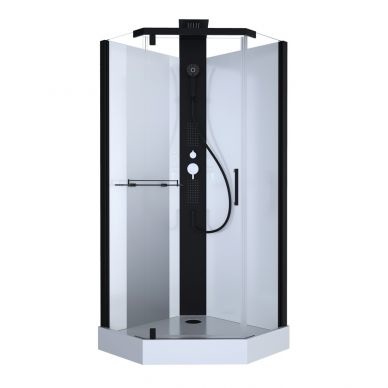 Душевая кабина Black&White Galaxy 90х90 черная матовая 8705900 - 0