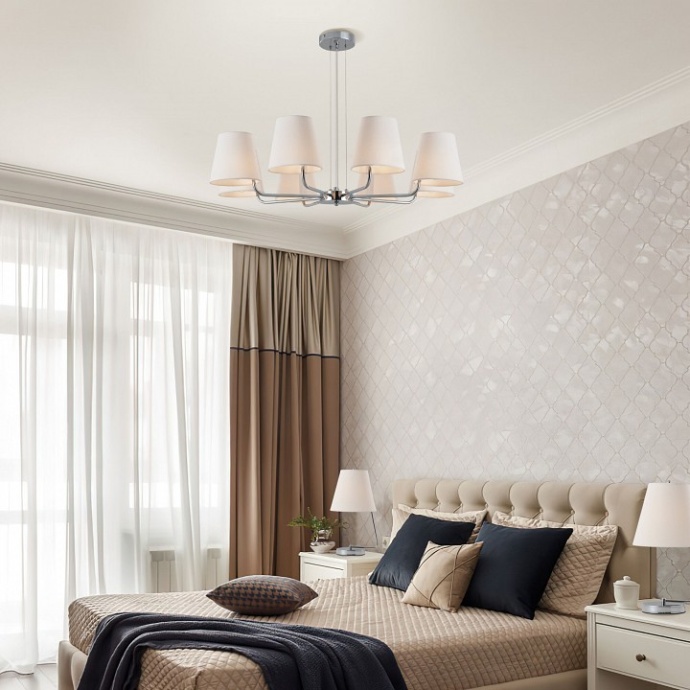 Настольная лампа декоративная Eurosvet Amaretto 01165/1 хром - 1