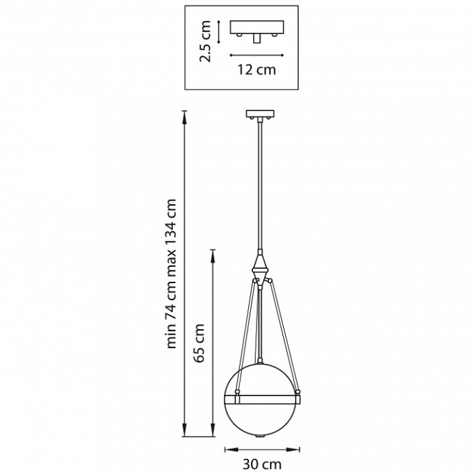 Светильник на штанге Lightstar Modena 816037 - 1
