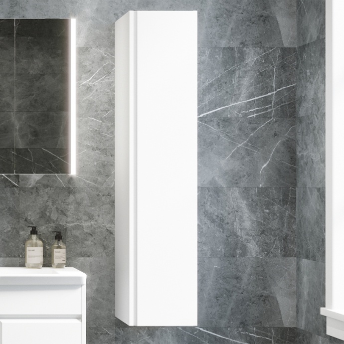 Шкаф-пенал Roca UP R, белый, с бутылочницей ZRU9303014 - 0