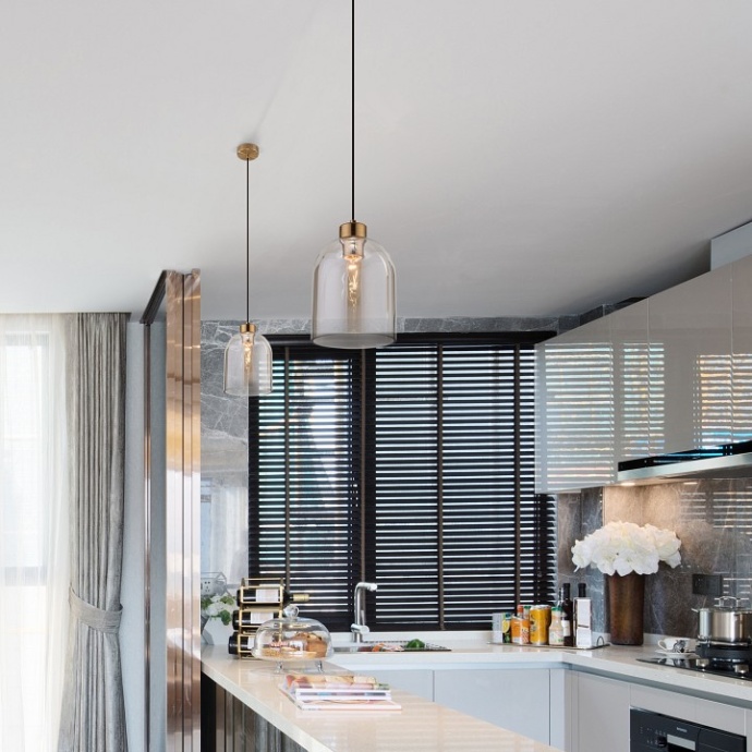 Подвесной светильник Eurosvet Tandem 50119/1 латунь - 1