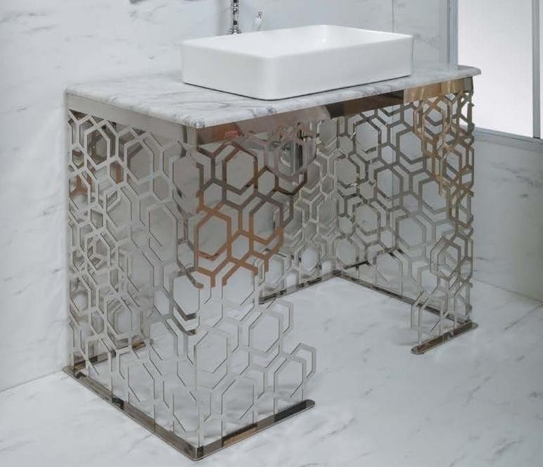 Консоль под раковину Armadi Art Aura 110 хром  891-CR - 0