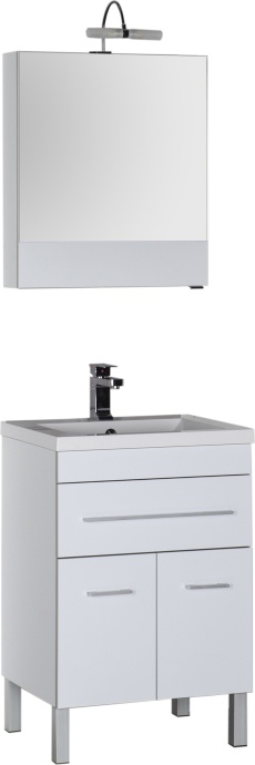Мебель для ванной Aquanet Верона 58 белая, 1 ящик, 2 двери 182507 - 8