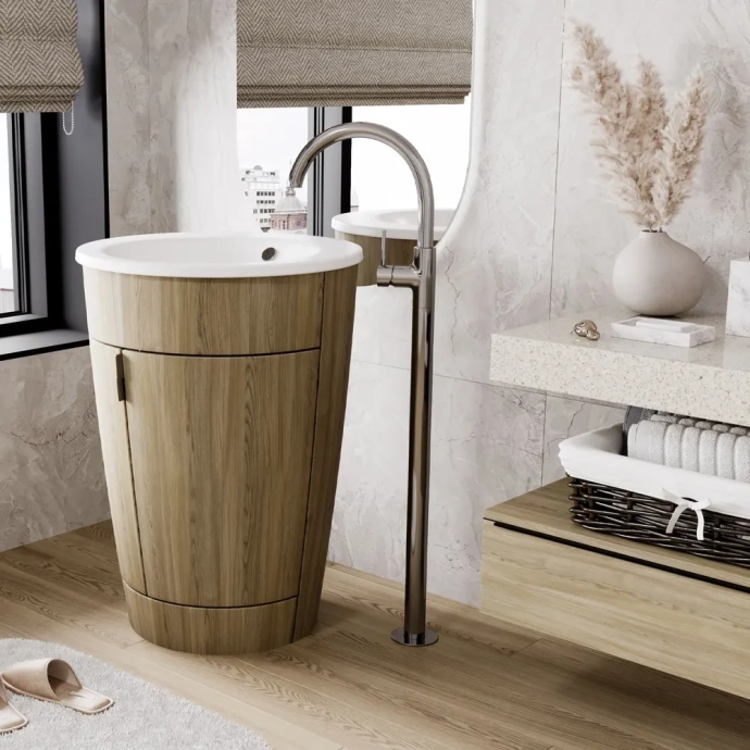 Смеситель напольный для раковины Wasserkraft Main хром 4153 - 2