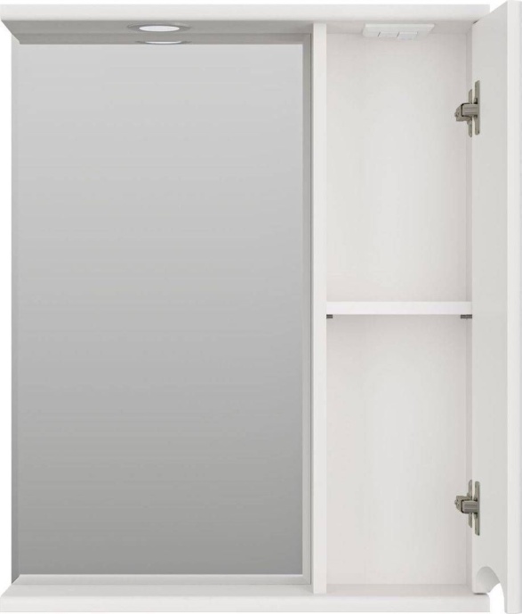 Зеркало-шкаф Misty Атлантик 60 R белый с подсветкой  П-Атл-4060-010П - 2