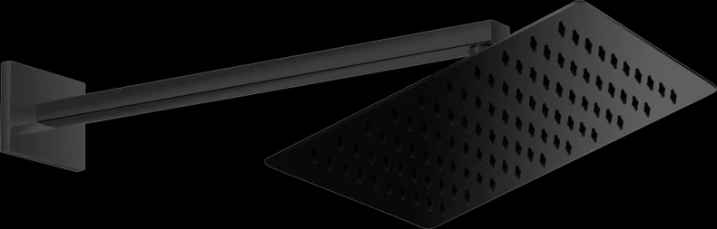 Верхний душ GPD черный матовый ADS29-S - 0