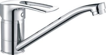 Смеситель для кухонной мойки Rossinka  хром  T40-21 - 0