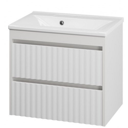 Тумба под раковину Brevita Balaton 65 белый  BAL-06065-01-01П2Я - 2