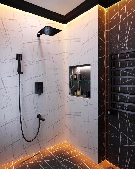 Душевой комплект Timo Selene SX-3069/03SM черный - 1