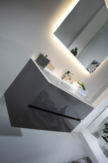 Тумба под раковину Armadi Art Vallessi 80 черный глянец 837-080-A glossy - 5