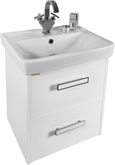 Тумба для комплекта Vod-Ok Мона 50 с ящиками, белая 2493 - 2