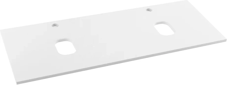 Столешница под раковину BelBagno с двумя отверстиями белый EK-140-2-BO-W0 - 0