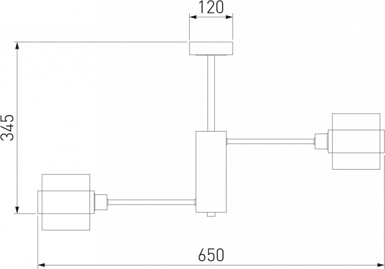 Люстра на штанге Eurosvet Arcada 70127/6 хром - 1