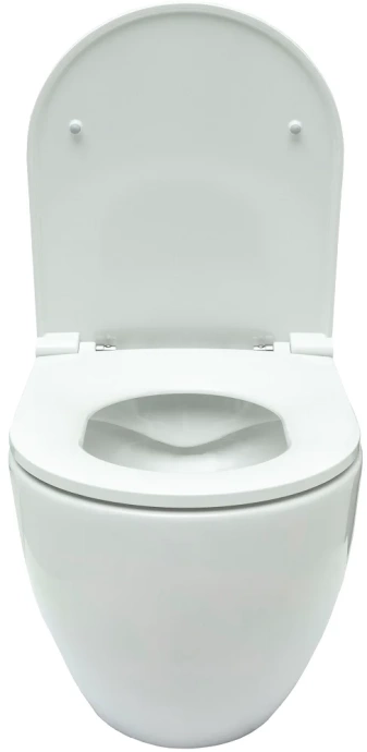 Унитаз подвесной Allen Brau Reality безободковый с сиденьем микролифт белый - 3
