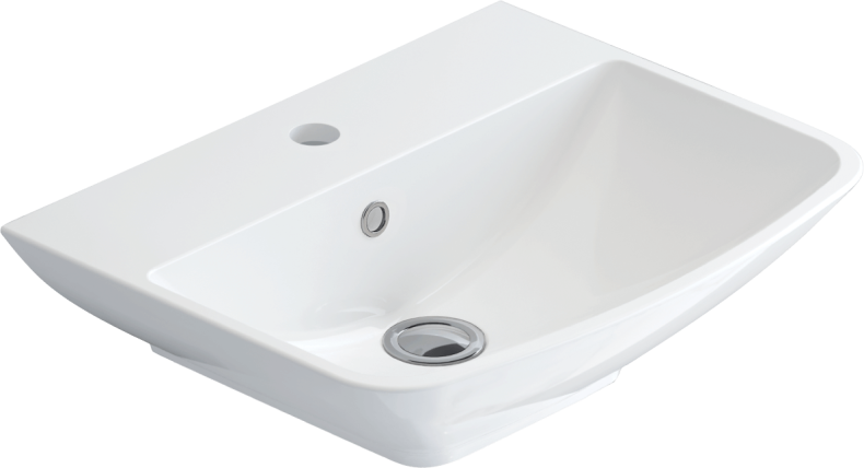 Комплект раковина с пьедесталом  Раковина STWORKI Дублин 50 + Зеркало-шкаф STWORKI Дублин 50 с подсветкой, навесное, белое, прямоугольное + Сифон для 560916 - 3