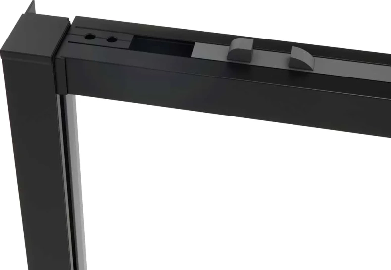 Душевая дверь Vincea Slim Soft 150х200 профиль черный стекло прозрачное VDS-1SS150CLB - 5