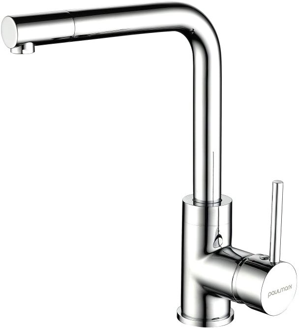 Смеситель Paulmark Honner для кухонной мойки, хром Ho212018-CR - 0
