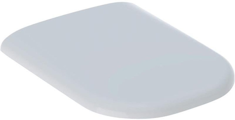 500.236.01.1 Geberit Smyle Сиденье для унитаза с механизмом плавного закрывания SoftClose, крепление сверху - 0