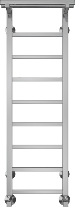 Водяной полотенцесушитель Terminus Контур П9 300х1000 с полкой Хром 4670078529626 - 0