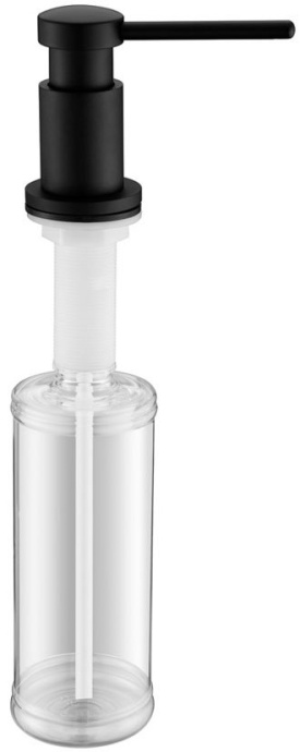 Дозатор для кухонной мойки Paulmark Brevit черный матовый D005-401 - 0