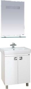 Тумба под раковину Misty Олимпия 60 белая П-Оли01060-012Пр - 1