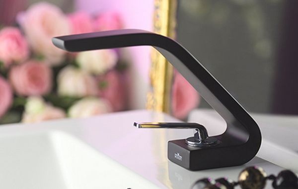 Смеситель для раковины Webert Wolo, черный  WO830102564 - 3